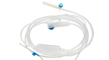 Disposable infusion set with needle
