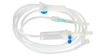 Disposable infusion set with needle